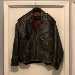 Vintage Black Leather Jacket